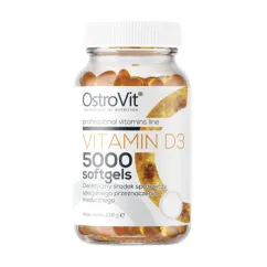 Вітаміни та мінерали OstroVit Vitamin D3 5000 IU softgels 250 капсул (5903246221923)