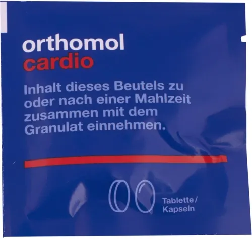 Вітаміни та мінерали Orthomol Cardio (здоров'я серця і судин) капсули + таблетки 30 днів (10225409) - фото №5