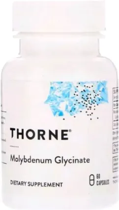 Витамины Thorne Research глицинат молибдена, Molybdenum Glycinate, 60 капсул (693749003427)