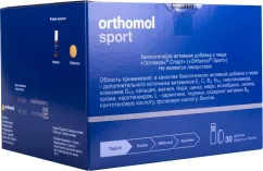 Вітаміни та мінерали Orthomol Sport питний з таурином new (вітаміни для спортсменів) (4260022694144)