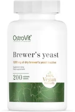 Витамины и минералы OstroVit Brewer's Yeast 200 таблеток (5903933900537)