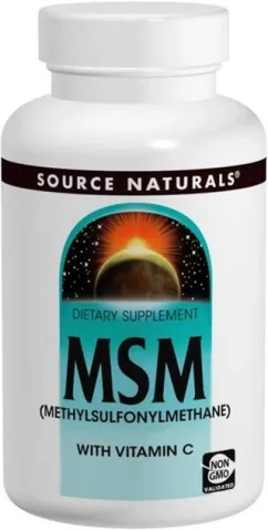 Вітаміни Source Naturals МСМ 1000 мг з вітаміном С 120 таблеток (21078012894)