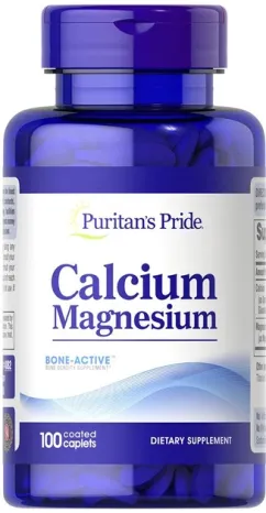 Минералы Puritan's Pride Chelated Calcium Magnesium 100 капсул (074312140822)