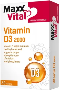 Витамин MaxxVital Vitamin D3 2000 (401611011)