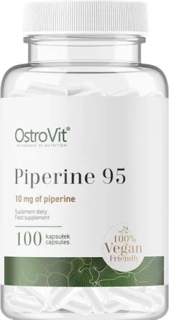 Витамины и минералы OstroVit Piperine 95 VEGE 100 капсул (5903246224511)