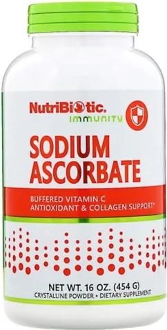 Буферизований вітамін C Sodium Ascorbate NutriBiotic 454 г (1120014516)