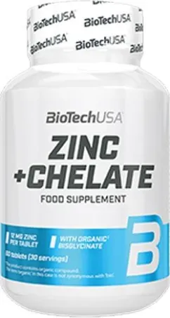 Мінерали Biotech Zinc Chelate 60 таблеток (5999076234127)