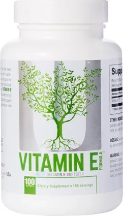 Витамины Universal Nutrition Vitamin E-400 100 таблеток (039442047144)