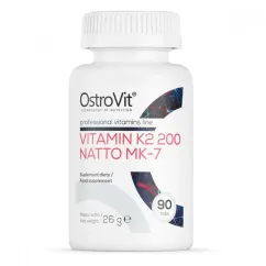 Вітаміни та мінерали OstroVit Vitamin K2 200 Natto MK-7 90 таблеток (5903246226782)