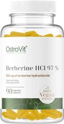 Вітаміни та мінерали OstroVit Berberine HCl 97% 90 капсул (5903933905297)