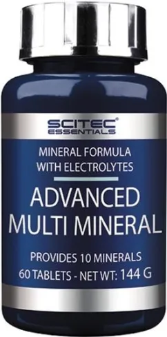 Мінеральний комплекс Scitec Essential Advanced multi mineral 60 табл (5999100005778)