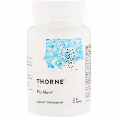 Вітаміни Thorne Research Мікроелементи, Pic-Mins, 90 капсул (693749243021)