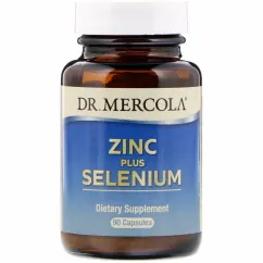 Цинк и селен, Zinc plus Selenium, Dr. Mercola 90 капсул (810487031523)