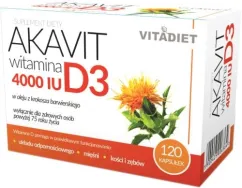 Витамин Д3 Vitadiet Akavit Witamina D3 4000 IU 120 капсул (VD6364)