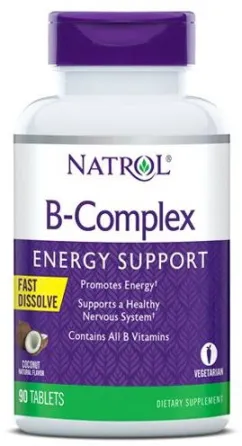 Витамины Natrol B-Complex Coconut 90 таблеток (047469063313)