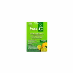 Витамины Ener-C Vitamin C 1000 мг лимон и лайм 30 пакетиков (873024001014)