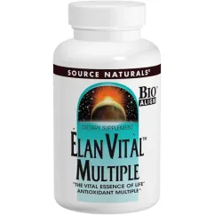 Мультивітаміни Source Naturals Elan Vital Multiple 60 таблеток (21078000594)