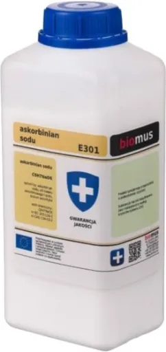 Аскорбат натрия Biomus 250 г витамин C коллаген (BIO129)