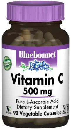 Вітаміни Bluebonnet Nutrition  вітамін С 500 мг 90 гелевих капсул (743715005105)
