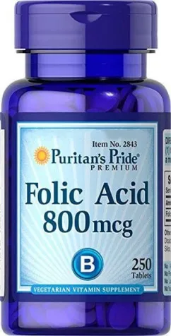 Вітаміни Puritan's Pride Folic Acid 250 таблеток (074312128431)