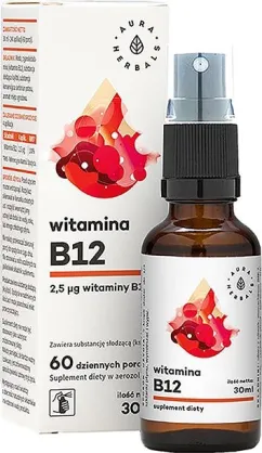 Витамин B12 Aura Herbals 30 мл (AH542)