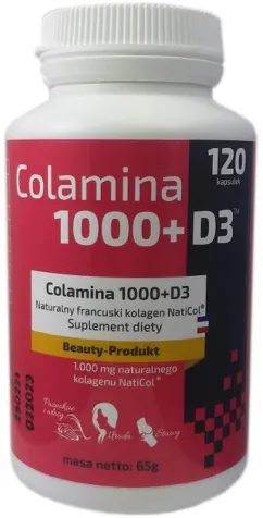 Коламін 1000 + D3 Bio Organic 120 капсу (NG4014)