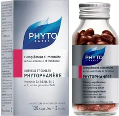 Диетическая добавка Phyto Phytophanere Anti-hair Loss Dietary Supplement для волос и ногтей 120 капсул (618059018411)