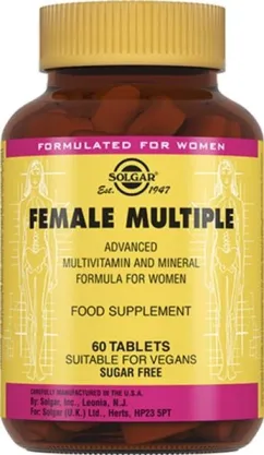 Комплекс вітамінів Solgar для жінок, 60 таблеток (33984010741)