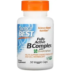 Витамины Doctor's Best Полностью активированный комплекс витаминов Группы В 30 гелевых капсул (753950002999)