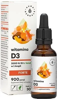 Витамин D3 Aura Herbals Forte 30 мл AH337