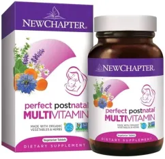 Мультивитамины для Женщин в Послеродовой Период, Perfect Postnatal, New Chapter, 48 таблеток (727783900562)