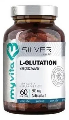 Пищевая добавка Myvita Silver L-глутатион с пониженным содержанием 60 капсул (5903021593207)