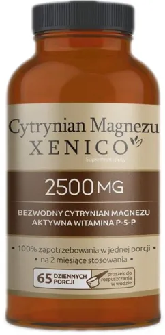 Пищевая добавка Xenico Pharma магния цитрат 165 г (5905279876965)