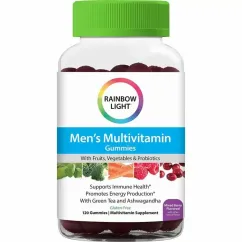 Мультивітаміни Rainbow Light чоловічі підтримка імунітету 120 жувальних таблеток (21888201501)