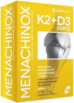 Комплекс витаминов K2+D3 Xenico Pharma Menachinox K2+D3 forte 30 капсул (XP569)