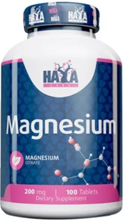 Мінерали Haya Labs Magnesium Citrate 200 мг 100 таблеток (854822007279)