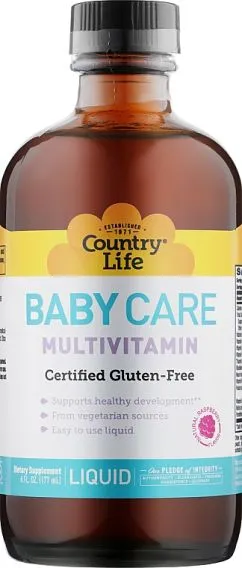 Мультивітаміни для дітей Country Life Baby Care 177 мл (015794081173)