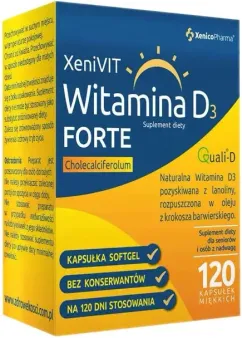 Витамин D3 Xenico Pharma Xenivit Witamina D3 forte 120 капсул (XP576)