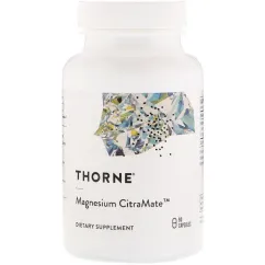 Витамины Thorne Research Цитрат Магния, Magnesium Citrate, 90 капсул (693749234029)