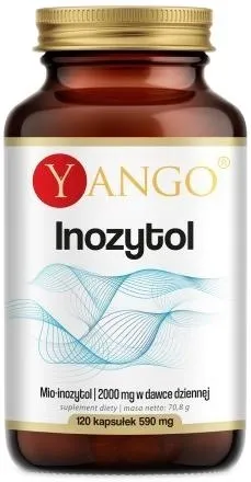 Харчова добавка Yango Інозитол 590мг 120 капсул (5903796650129)