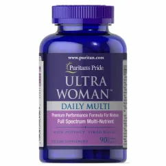 Вітаміни Puritan's Pride Ultra Woman Daily Multi Timed Release 90 таблеток (074312162503)