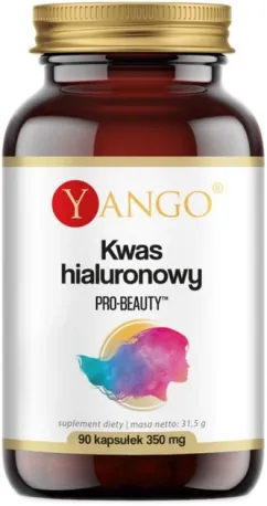 Харчова добавка Yango Hyaluronic Acid Pro-Beauty 90 капсул (5904194062095)