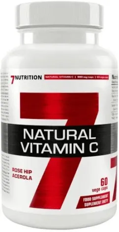 Витамин С 7Nutrition Natural Vitamin C 60 капсул (5904067876606)