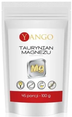 Харчова добавка Yango тAuraт магнію 100 г хелат магнію (5907483417026)