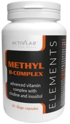 Комплекс вітамінів B ActivLab Elements Methyl B-Complex 60 капсул (5907368800066)