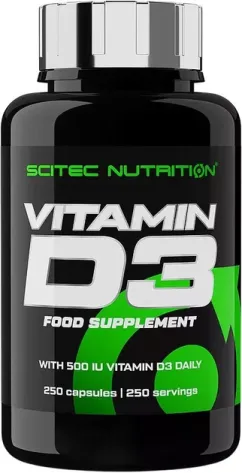 Вітаміни Scitec Nutrition Vitamin D3 250 таблеток (728633105397)