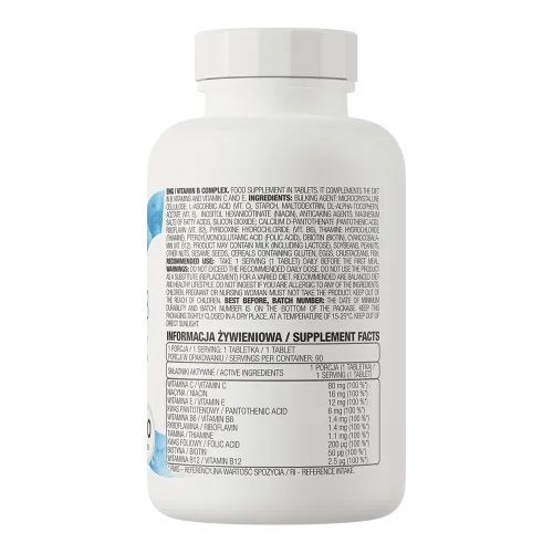Вітаміни OstroVit Vitamin B 90 таблеток (5902232610949) - фото №3