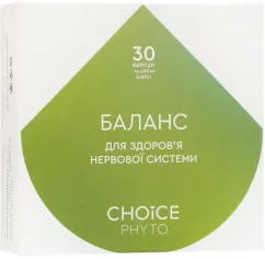 Антистресовий комплекс Choice Баланс 400 мг 30 капсул (99100003101)
