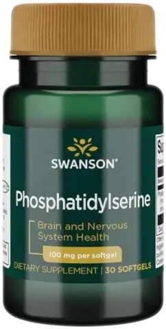 Пищевая добавка Swanson фосфатидилсерин 100 мг 30 капсул (87614021256)