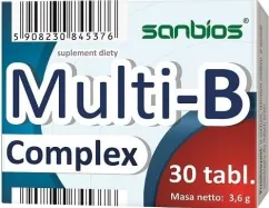 Комплекс Sanbios Multi B Complex 30 т витамин B (SB376)